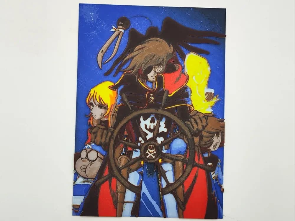 Albator - Hueforge by Altf4-Formation HueForge model: Albator - Hueforge by Altf4-Formation