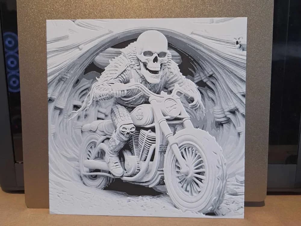 'HellRider' - hueforge - 2 colours 'HellRider' - hueforge - 2 colours