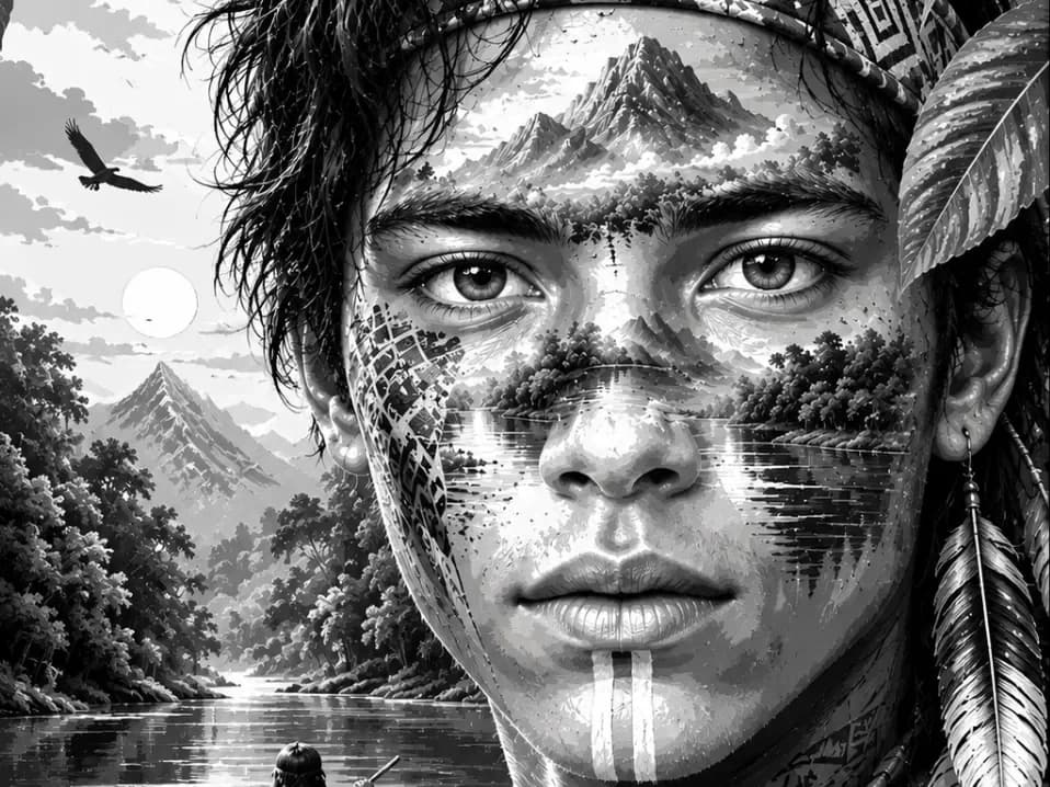 Amazonian boy Amazonian boy