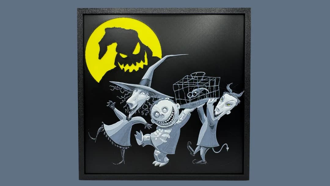 Lock, Shock, and Barrel - Nightmare Before Christmas by Canadian Gamer HueForge model: Lock, Shock, and Barrel - Nightmare Before Christmas by Canadian Gamer