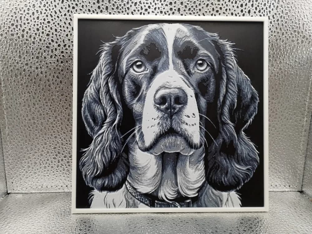 Springer Spaniel – Hueforge by Borishotch Industries HueForge model: Springer Spaniel – Hueforge by Borishotch Industries