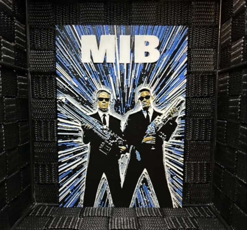 HueForge model: Hueforge Movie Poster - Men In Black - by JoDau