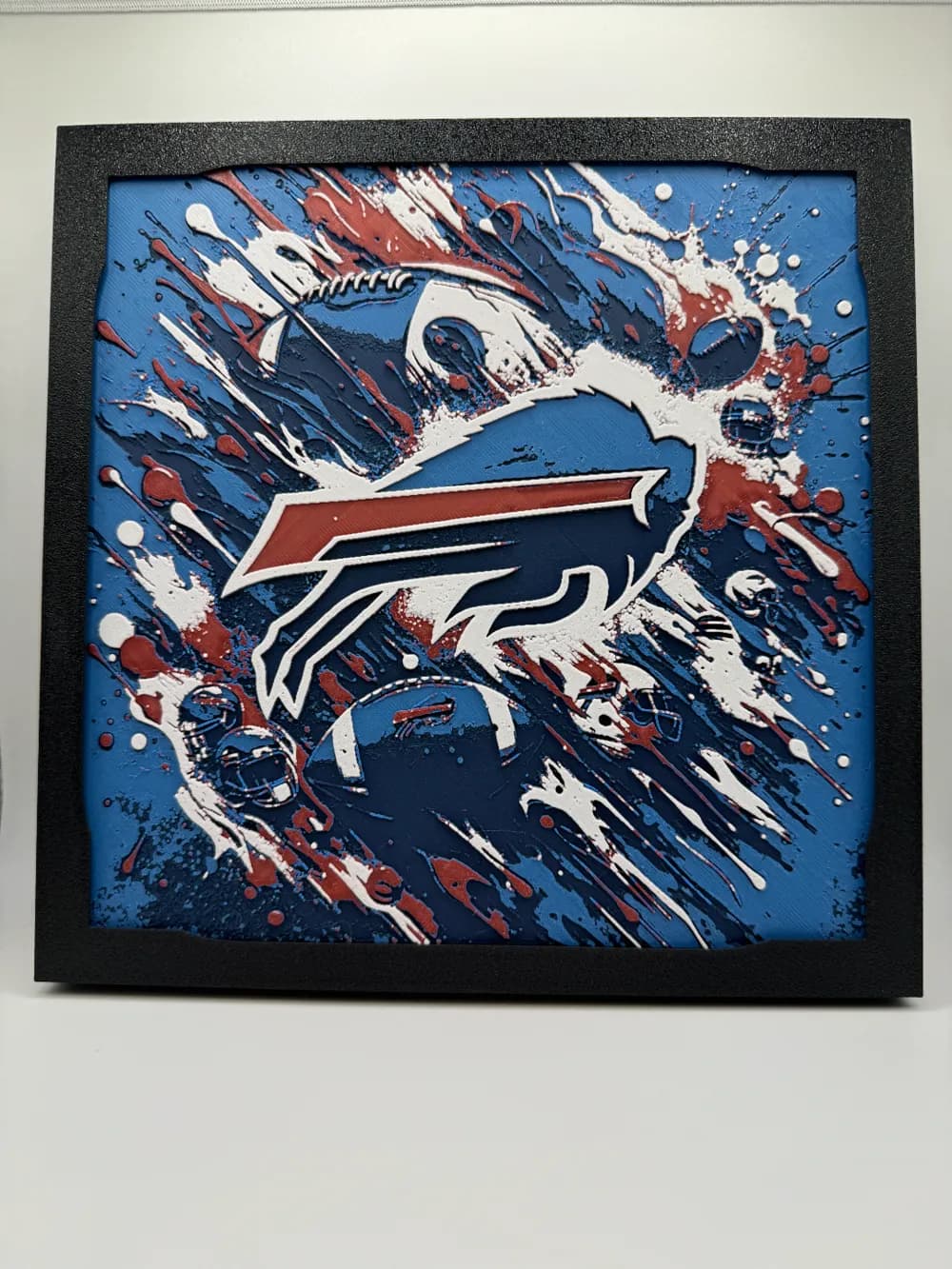 Buffalo Bills - NFL Hueforge by Canadian Gamer HueForge model: Buffalo Bills - NFL Hueforge by Canadian Gamer
