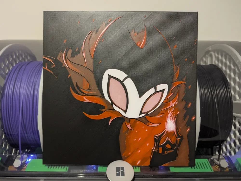 HueForge model: Hollow Knight: Troupe Master Grimm by Razel