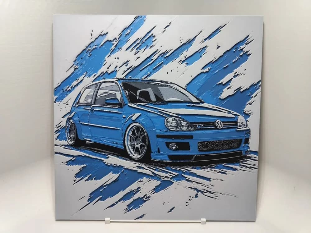 HueForge model: VW Golf - Hueforge by BeaN