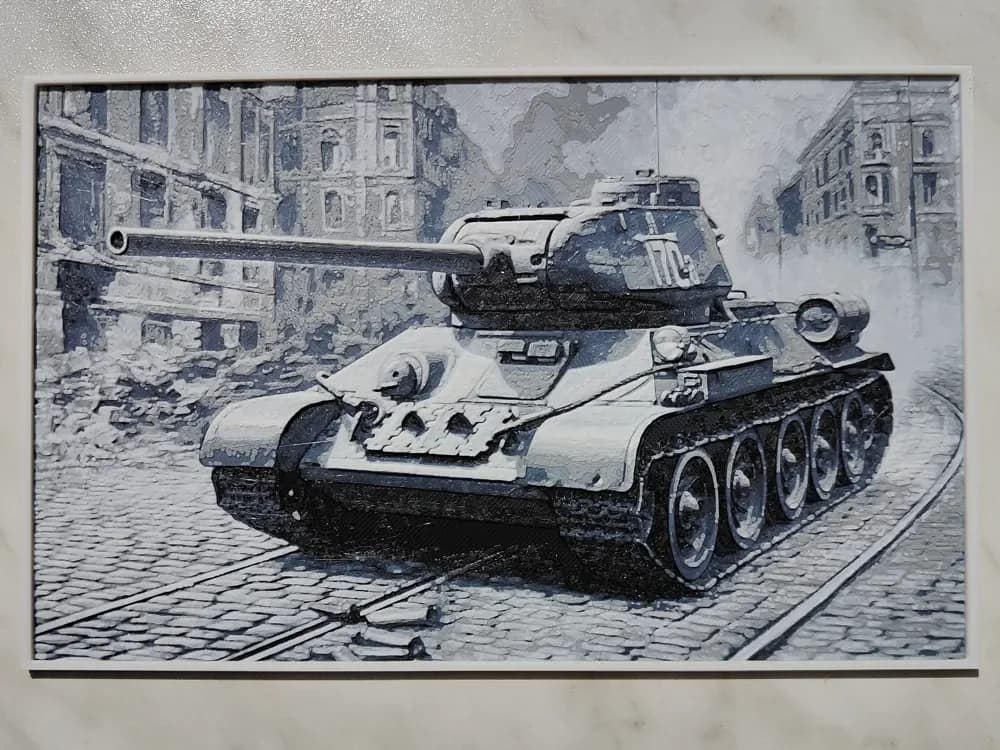 T-34-85 - Hueforge by BeaN HueForge model: T-34-85 - Hueforge by BeaN