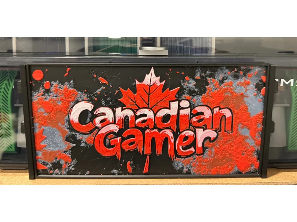 HueForge model: Canadian Gamer - AMS Art by Canadian Gamer