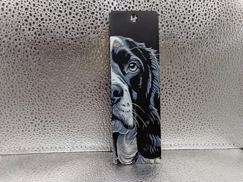 Springer Spaniel Bookmark – Hueforge by Borishotch Industries HueForge model: Springer Spaniel Bookmark – Hueforge by Borishotch Industries