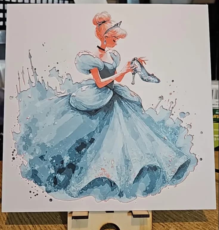 Cinderella Hueforge by 3dGlow HueForge model: Cinderella Hueforge by 3dGlow