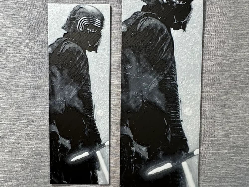 Kylo Ren Bookmark - 2 sizes by Hey Ben HueForge model: Kylo Ren Bookmark - 2 sizes by Hey Ben