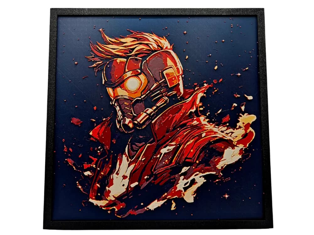 Starlord (Peter Quill) by BusyKikiBee HueForge model: Starlord (Peter Quill) by BusyKikiBee