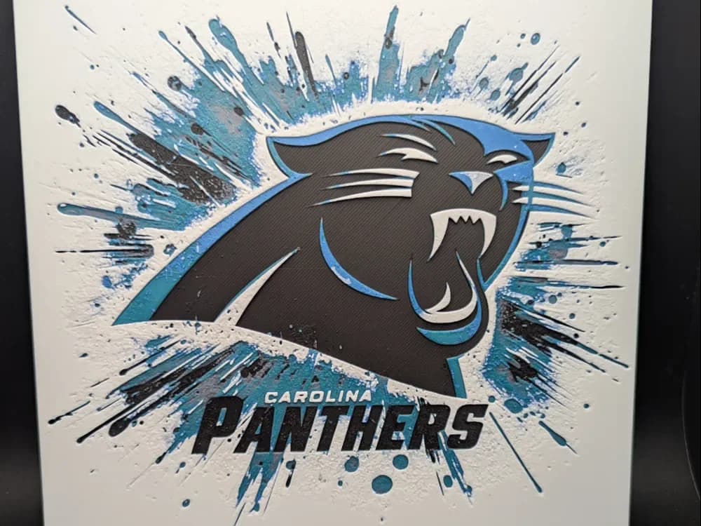 Panthers Hueforge by the_bearded_jedi HueForge model: Panthers Hueforge by the_bearded_jedi