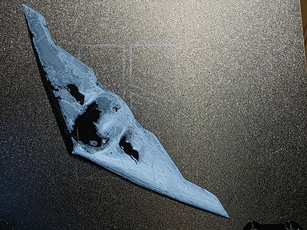 B-2 Bomber Bookmark Hueforge NOAMS (2 color) by AirMechDesigns HueForge model: B-2 Bomber Bookmark Hueforge NOAMS (2 color) by AirMechDesigns