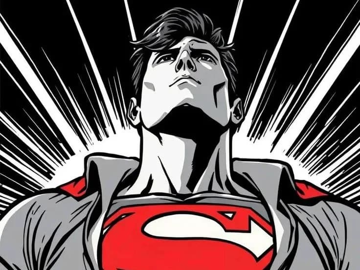 Superman Black and White w/red shield Hueforge by Sheesha1584 HueForge model: Superman Black and White w/red shield Hueforge by Sheesha1584
