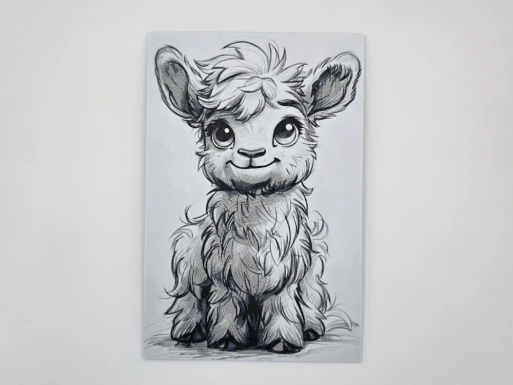Cute Baby Goat by Kactus Fpv HueForge model: Cute Baby Goat by Kactus Fpv