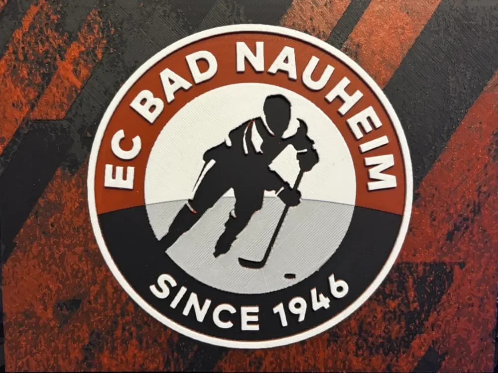 EC Bad Nauheim Hueforge DEL2 Ice Hockey by Reeftank&more HueForge model: EC Bad Nauheim Hueforge DEL2 Ice Hockey by Reeftank&more