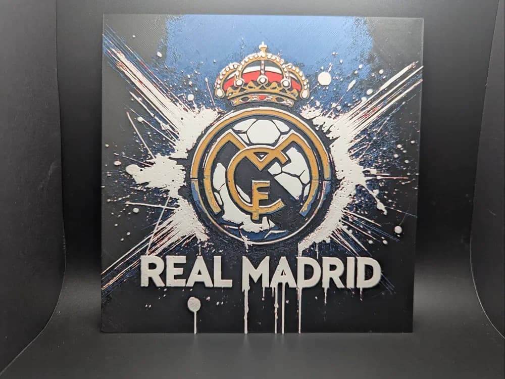 HueForge model: Real Madrid Hueforge by the_bearded_jedi