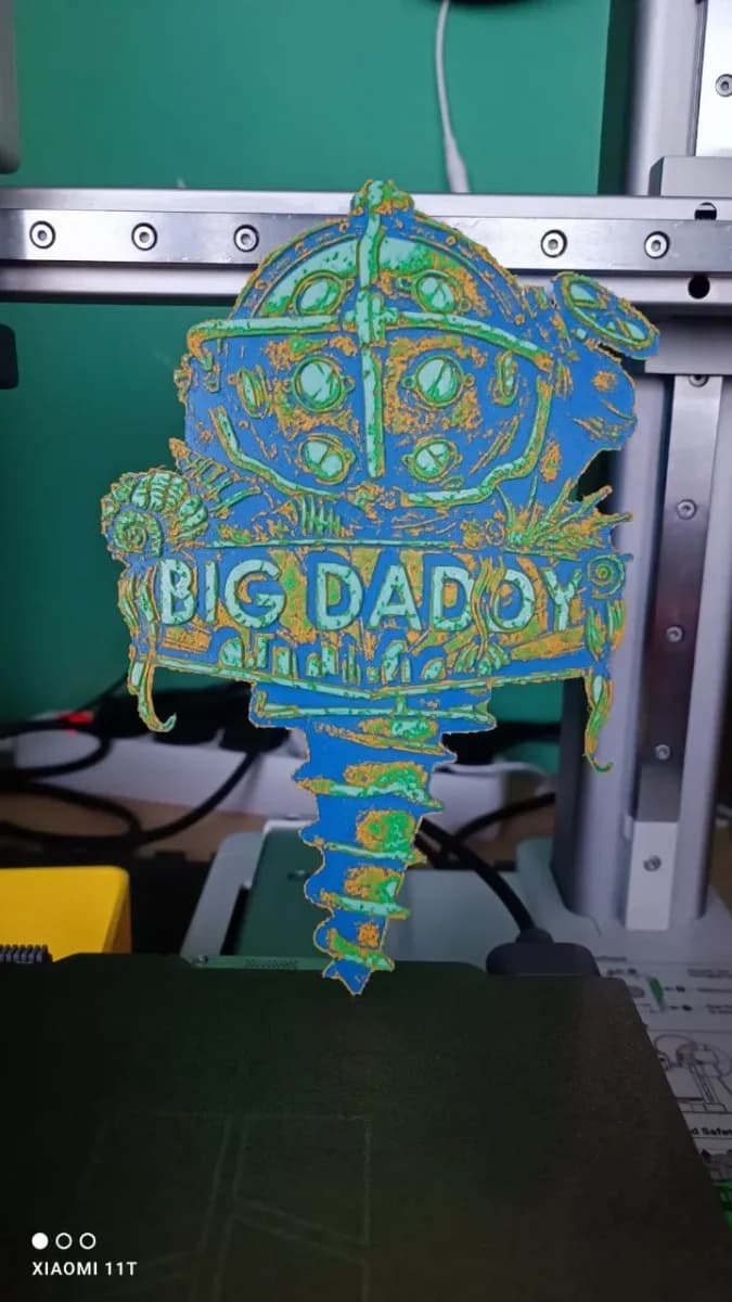 hueforge big daddy (bioshock) by KO Additive Labo HueForge model: hueforge big daddy (bioshock) by KO Additive Labo