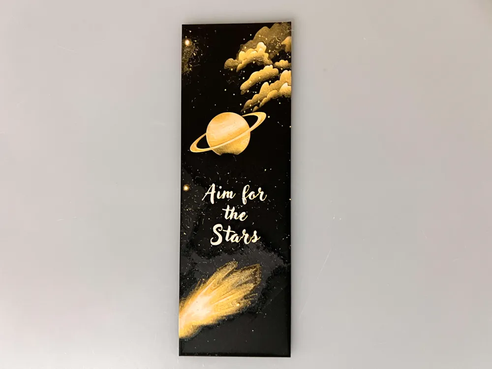 Aim for the Stars - Bookmark by 3djd HueForge model: Aim for the Stars - Bookmark by 3djd