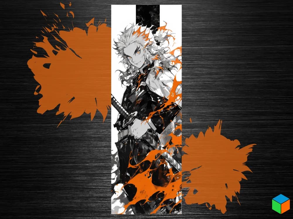 Rengoku Bookmark – Flame Hashira Edition