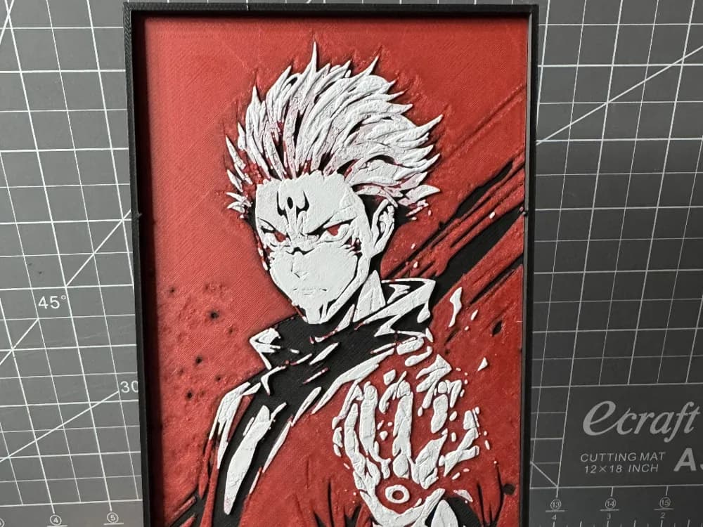 Hueforge of Sukuna from jujutsu kaisen Hueforge of Sukuna from jujutsu kaisen