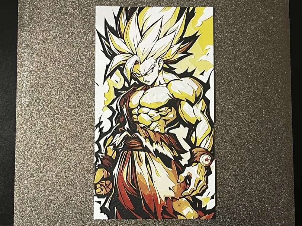 Goku Dragonball Hueforge by FantasyZ HueForge model: Goku Dragonball Hueforge by FantasyZ