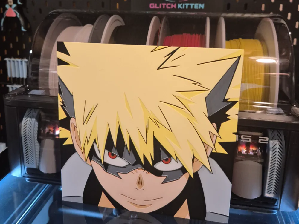 My Hero Academia - Dynamight Closeup MHA Hueforge My Hero Academia - Dynamight Closeup MHA Hueforge