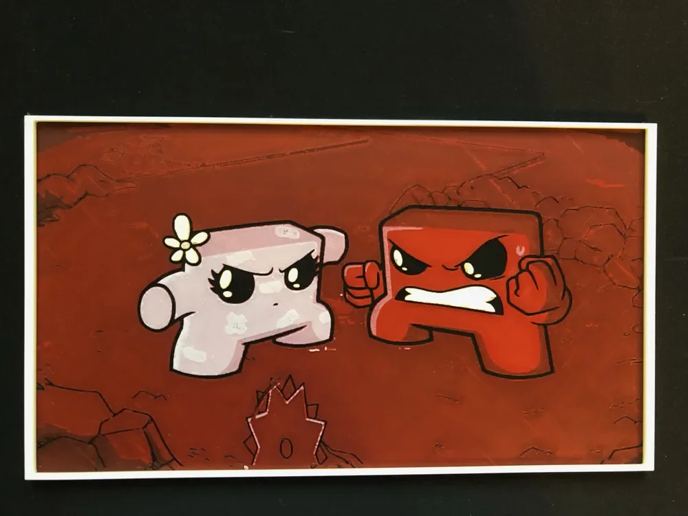 Super Meat Boy by Raiz_maker HueForge model: Super Meat Boy by Raiz_maker