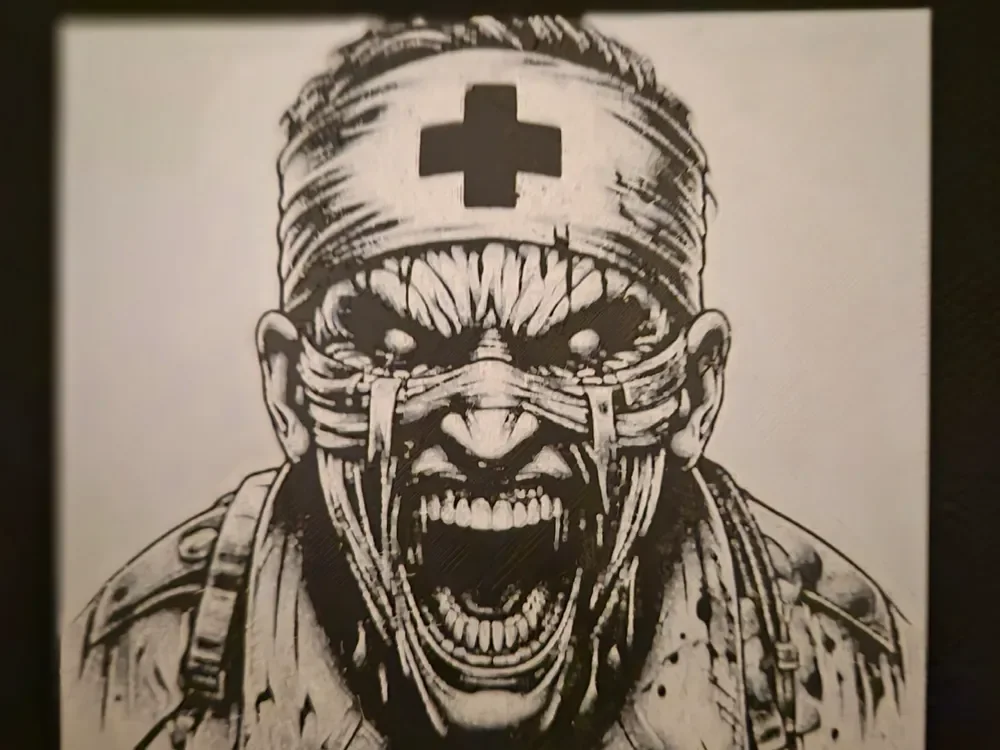 zombie patient hueforge by Buntsta HueForge model: zombie patient hueforge by Buntsta