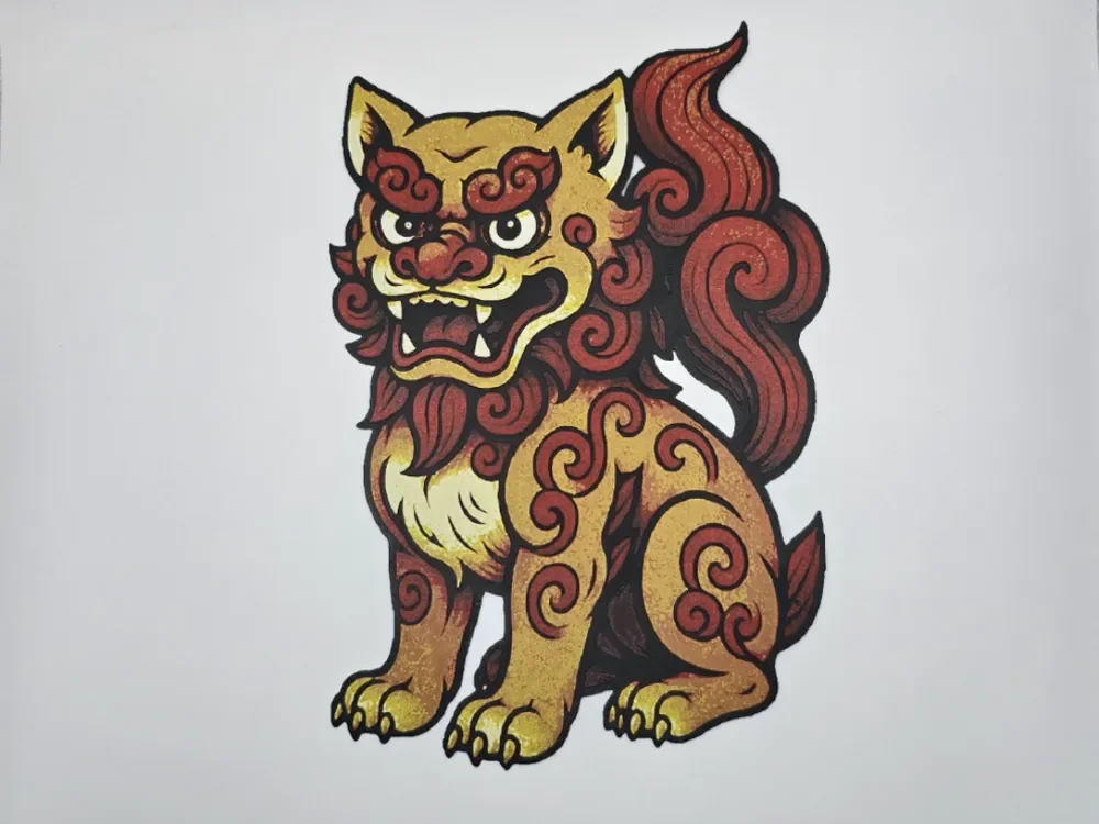 Komainu Lion by Kactus Fpv HueForge model: Komainu Lion by Kactus Fpv