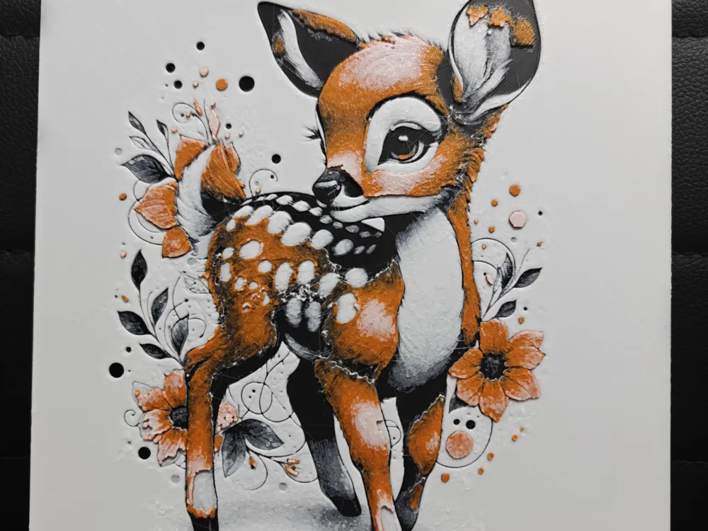 Bambi by TheHueforgeLady HueForge model: Bambi by TheHueforgeLady