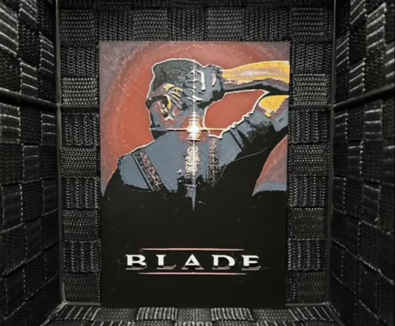 Hueforge Movie Poster - Blade - by JoDau HueForge model: Hueforge Movie Poster - Blade - by JoDau