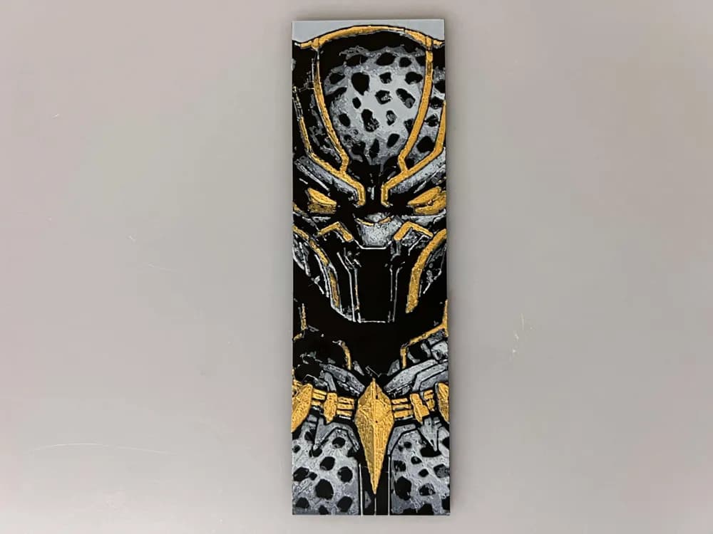 HueForge model: Black Panther - Bookmark by 3djd