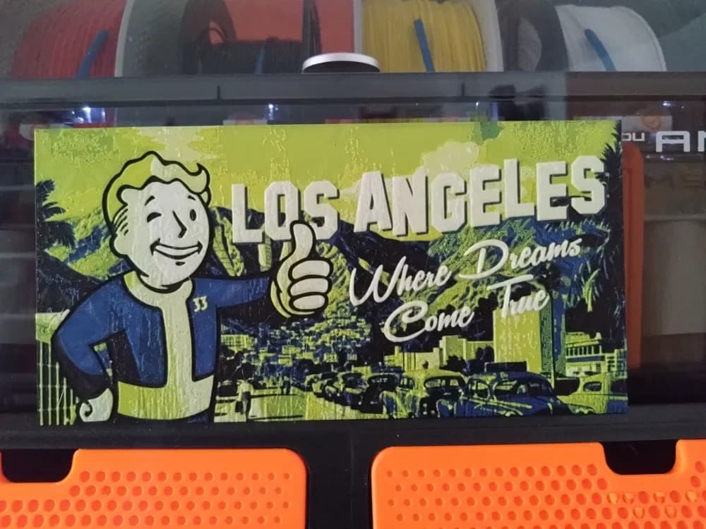 Fallout Los Angeles (HueForge) by Asgar3D HueForge model: Fallout Los Angeles (HueForge) by Asgar3D