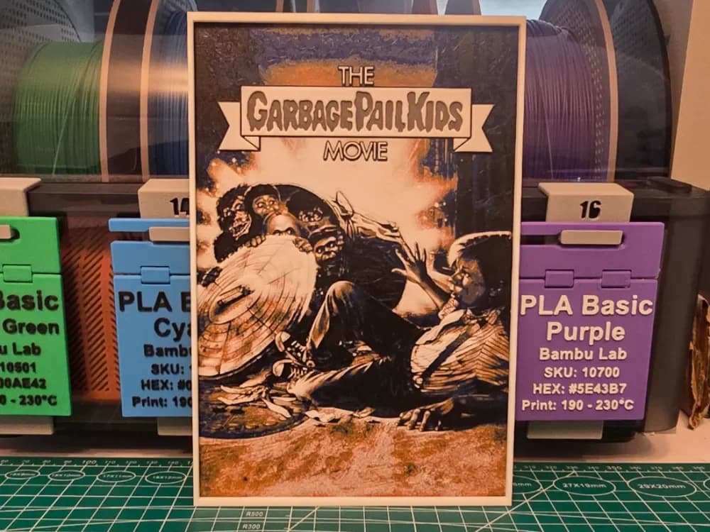 The Garbage Pail Kids Movie - Hueforge Art by Lumpy3D HueForge model: The Garbage Pail Kids Movie - Hueforge Art by Lumpy3D