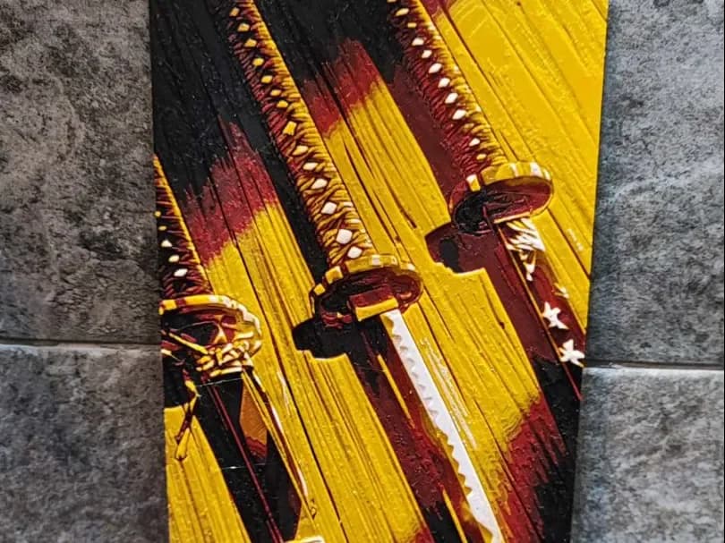 Sunset Katana by Garuda3D HueForge model: Sunset Katana by Garuda3D