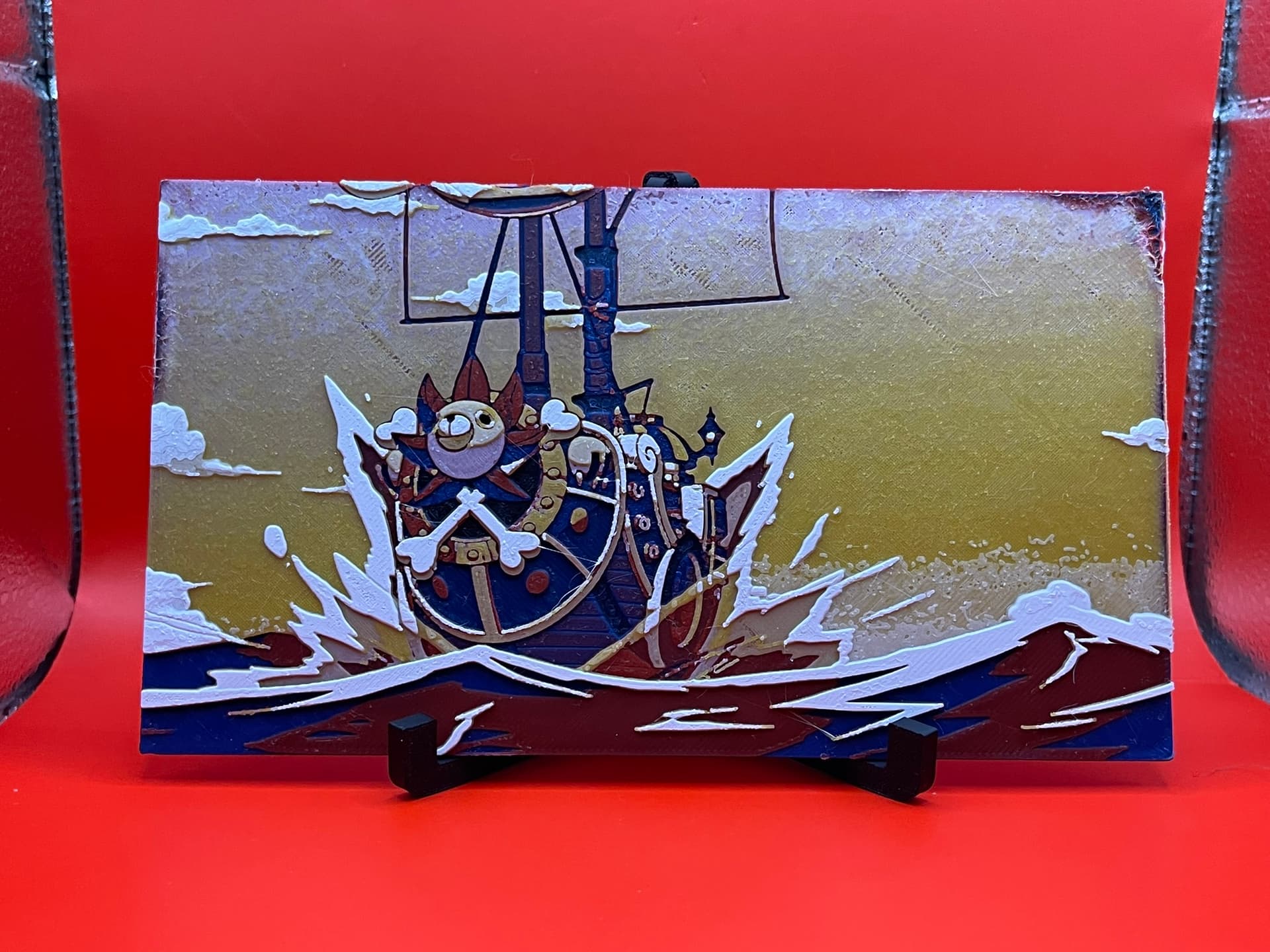One Piece Thousand Sunny (Sunset Variant) Fan Art
