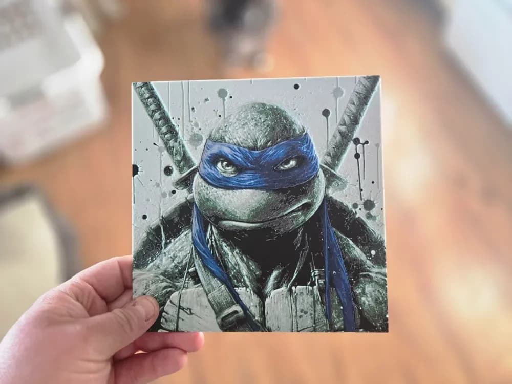 Graffiti TMNT (Leonardo) Hueforge by 3Ree Printing HueForge model: Graffiti TMNT (Leonardo) Hueforge by 3Ree Printing