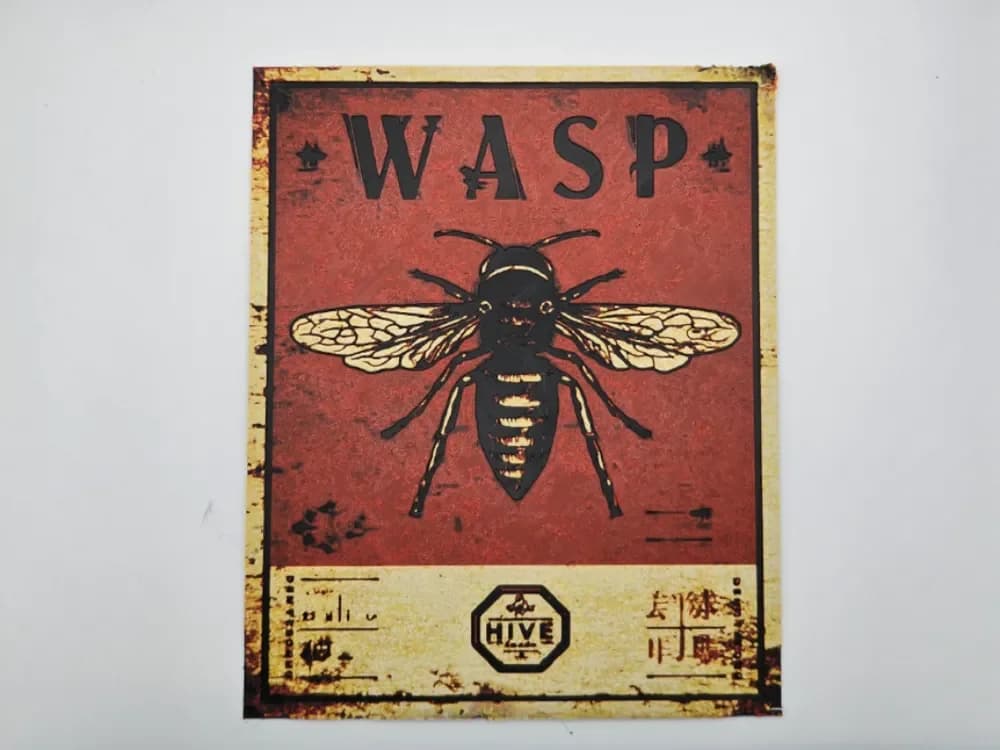 Sign Wasp by Kactus Fpv HueForge model: Sign Wasp by Kactus Fpv