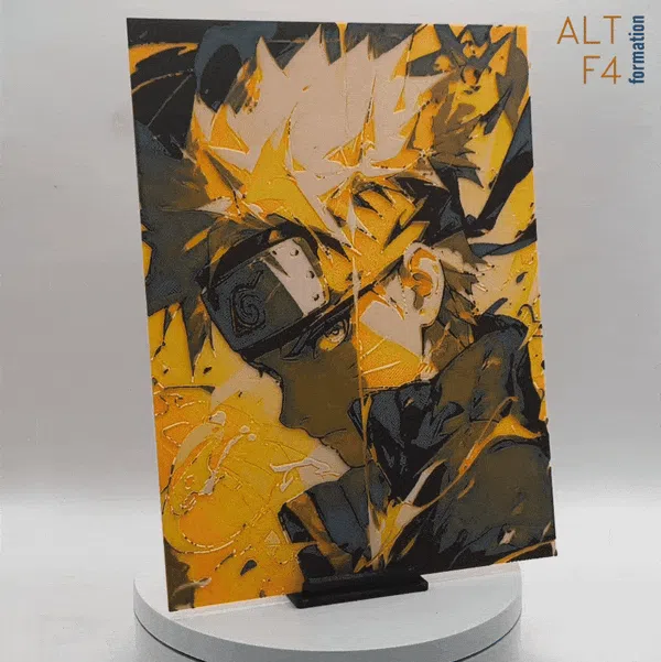 Naruto with backlight effect Naruto with backlight effect