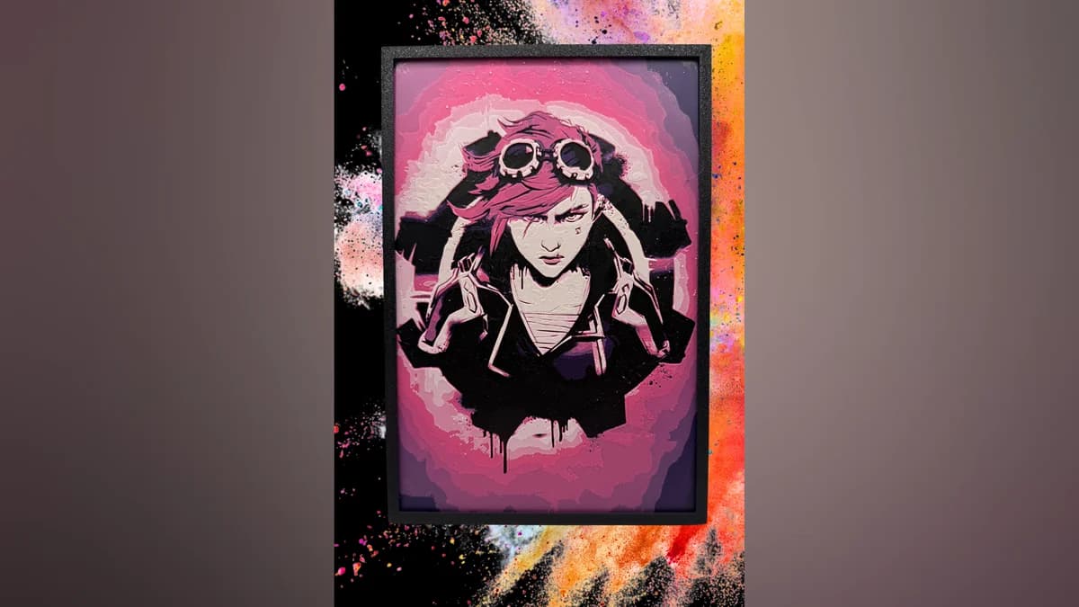 Arcane - Vi Hueforge by Canadian Gamer HueForge model: Arcane - Vi Hueforge by Canadian Gamer