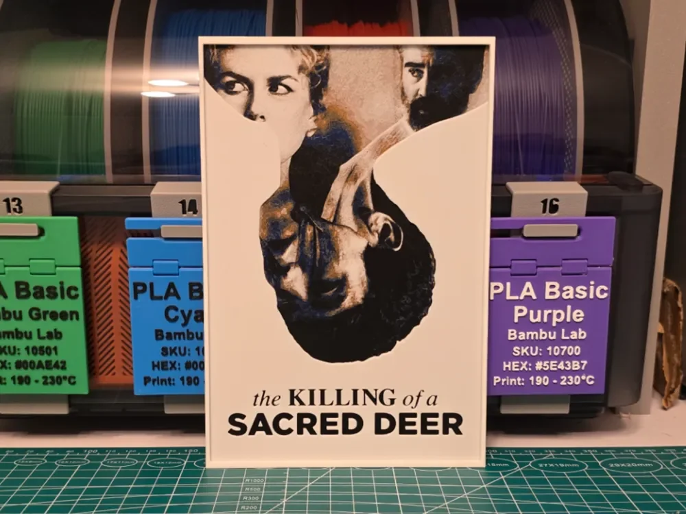The Killing of a Sacred Deer Poster - Hueforge Art by Lumpy3D HueForge model: The Killing of a Sacred Deer Poster - Hueforge Art by Lumpy3D