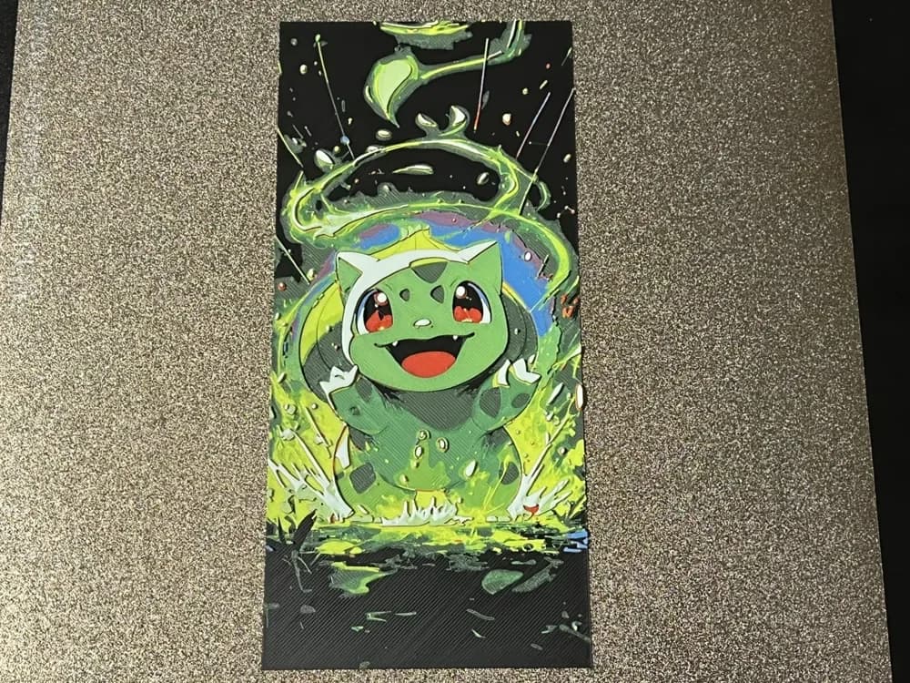 Pokemon Bulbasaur Hueforge by FantasyZ HueForge model: Pokemon Bulbasaur Hueforge by FantasyZ