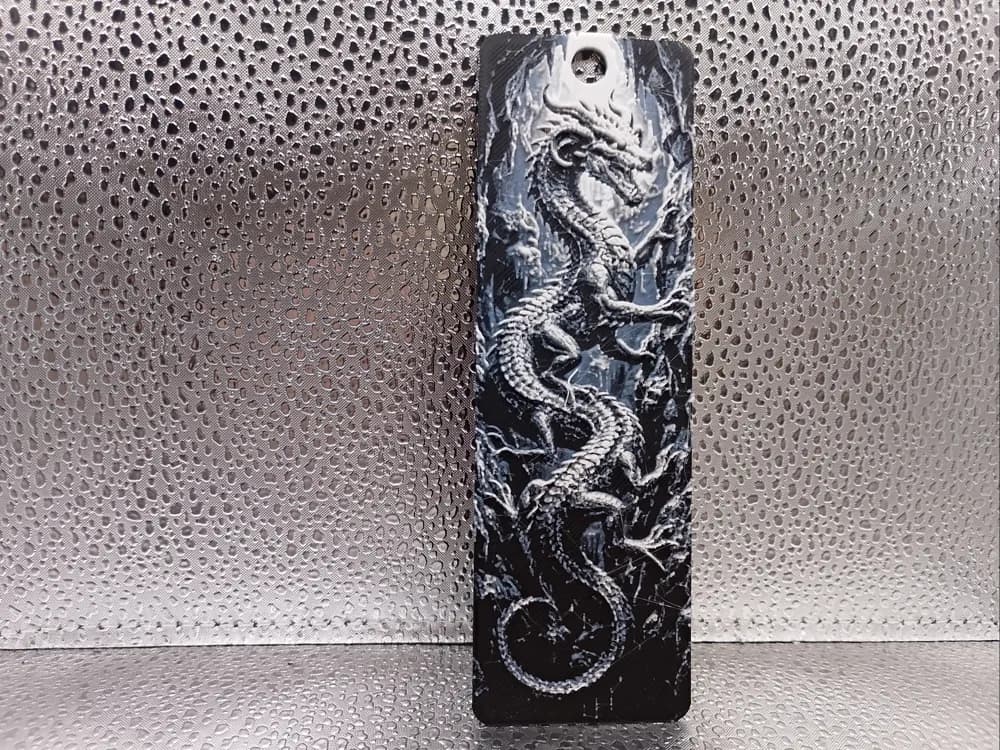 Behir Bookmark – Hueforge by Borishotch Industries HueForge model: Behir Bookmark – Hueforge by Borishotch Industries