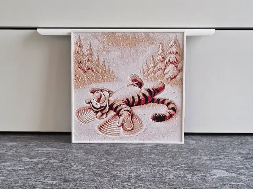 Disney Tiger Christmas Hueforge by RIVY3Dprint HueForge model: Disney Tiger Christmas Hueforge by RIVY3Dprint