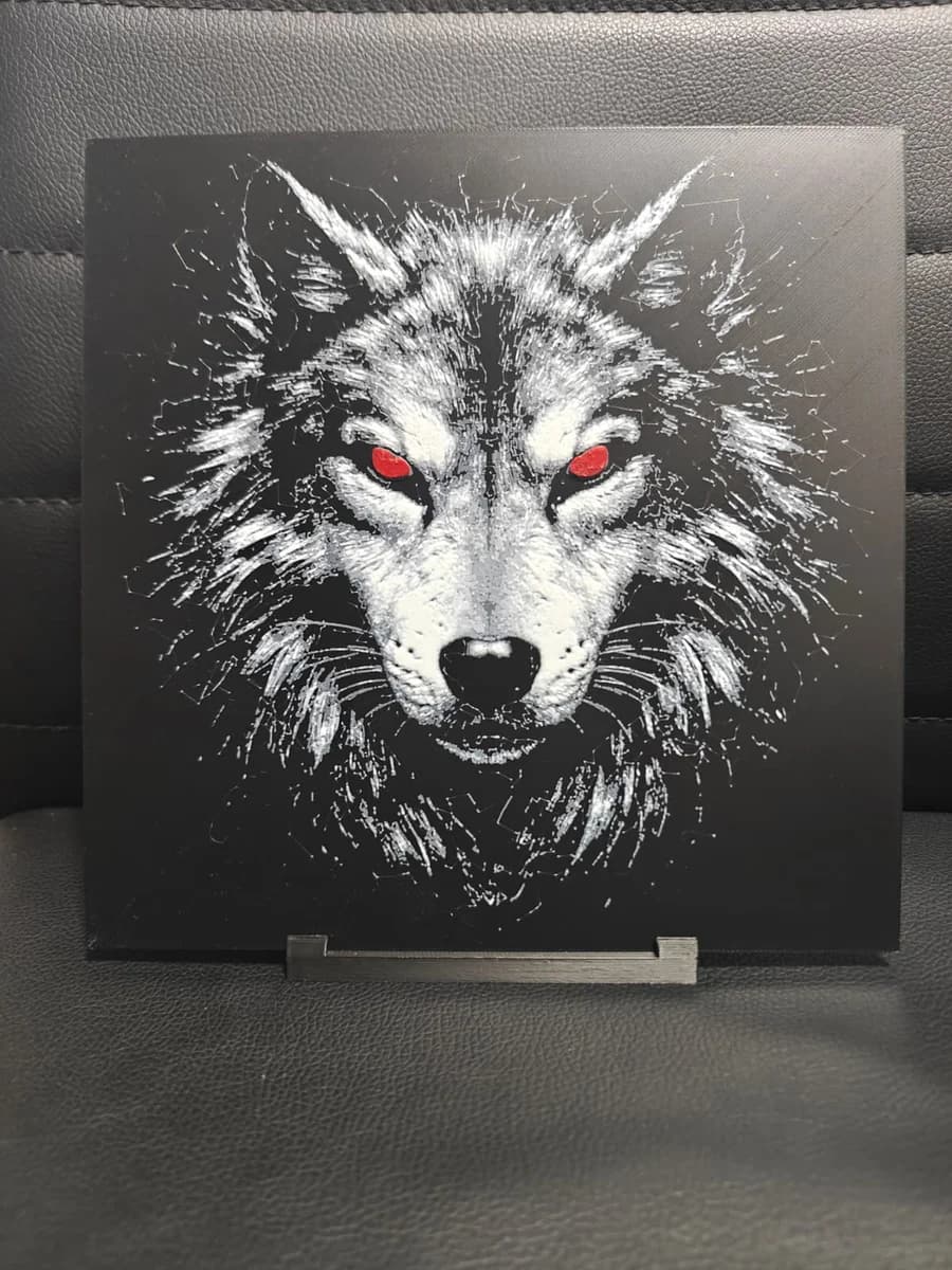 Wolf / Dark Beast Series by TheHueforgeLady HueForge model: Wolf / Dark Beast Series by TheHueforgeLady