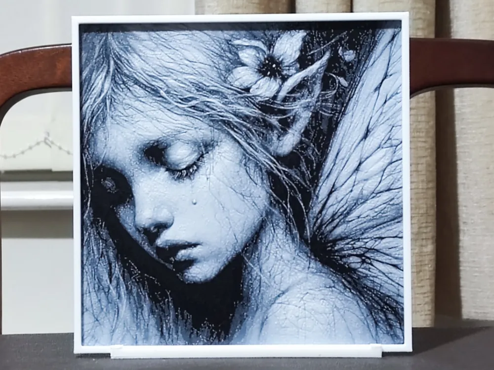 Sadness - 2 Color by BoDad HueForge model: Sadness - 2 Color by BoDad