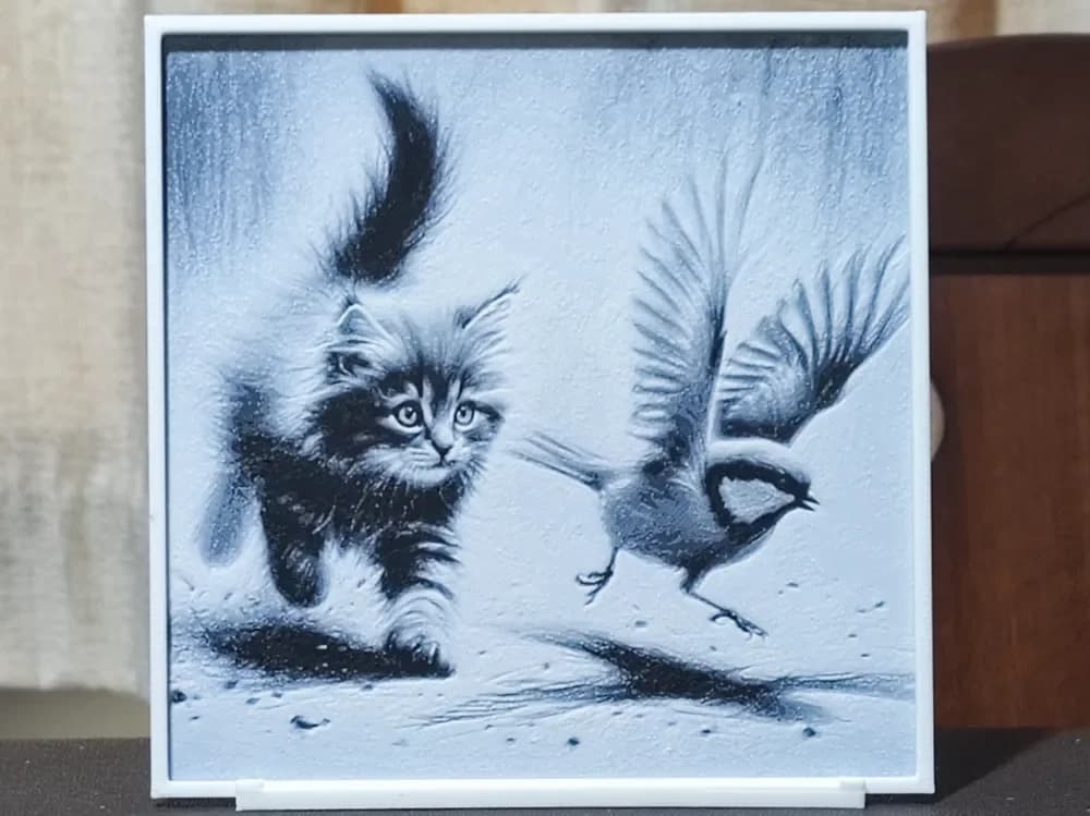 HueForge model: But I Only Want To Play! - HueForge 2 Color by BoDad