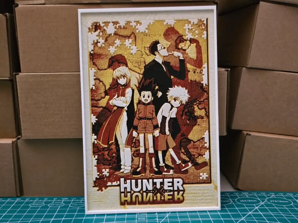 HueForge model: Hunter x Hunter Poster - Hueforge Art by Lumpy3D