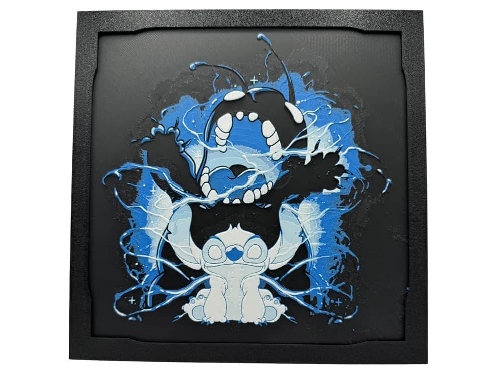 HueForge model: Stitch - Disney Hueforge by Canadian Gamer